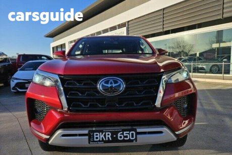 Red 2020 Toyota Fortuner Wagon CRUSADE 2.8L T DIESEL AUTOMATIC WAGON