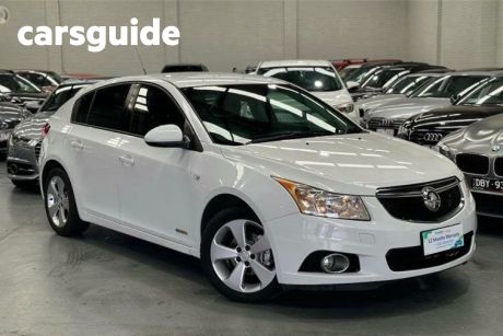 White 2013 Holden Cruze Hatchback CD