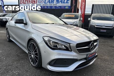 Silver 2017 Mercedes-Benz CLA250 Coupe Sport 4Matic Whiteart Edtn