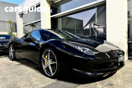 Black 2011 Ferrari 458 Coupe Italia