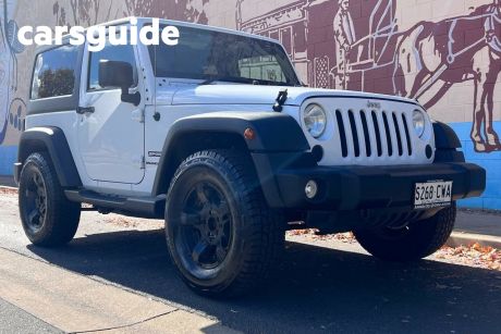 White 2017 Jeep Wrangler Softtop Sport (4X4)