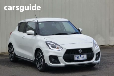 White 2023 Suzuki Swift Hatchback Sport Turbo