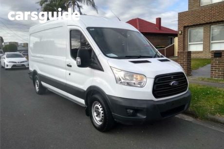 White 2014 Ford Transit Commercial 350L (Mid Roof)
