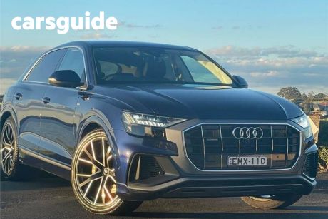 Blue 2021 Audi Q8 Wagon 55 Tfsi Quattro Mhev