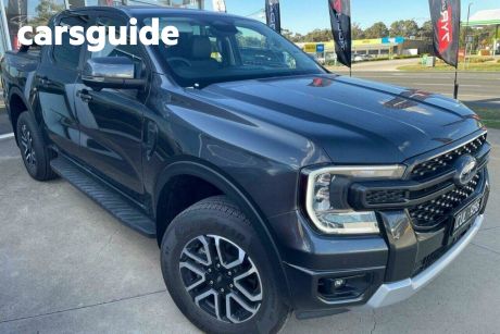 Grey 2023 Ford Ranger Double Cab Pick Up Sport 2.0 (4X4)