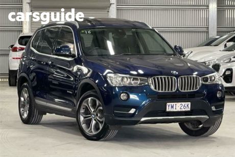 Blue 2017 BMW X3 Wagon xDrive20d Steptronic