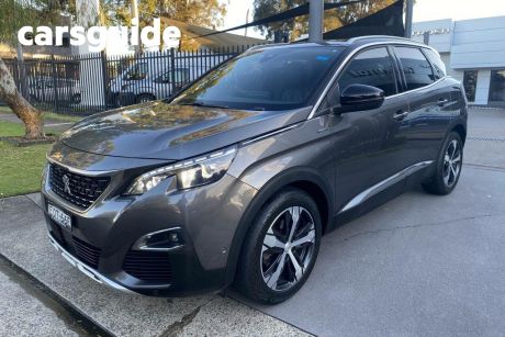 Grey 2017 Peugeot 3008 Wagon GT Line