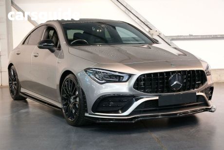 Silver 2020 Mercedes-Benz CLA35 Coupe 4Matic