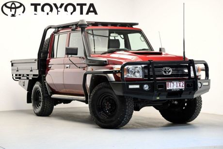 Red 2020 Toyota Landcruiser Double Cab Chassis GXL (4X4)