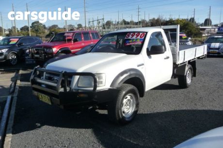 White 2007 Ford Ranger Cab Chassis XL (4X4)