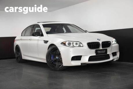 White 2015 BMW M5 Sedan White Shadow