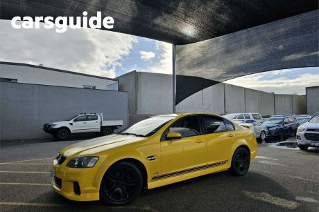 Yellow 2012 Holden Commodore Sedan SV6