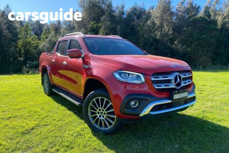Red 2020 Mercedes-Benz X350 Dual Cab Utility D Power (4Matic)