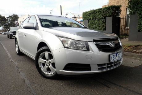 Silver 2010 Holden Cruze Sedan CD