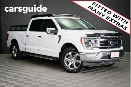 White 2023 Ford F150 Double Cab Pick Up Lariat LWB (4WD)