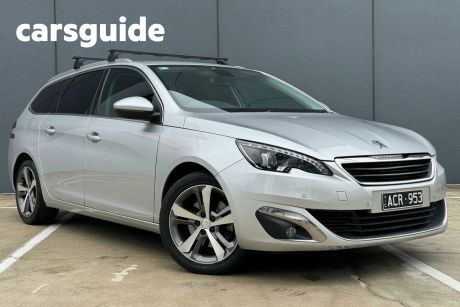 Grey 2014 Peugeot 308 Wagon Touring Allure Blue HDI