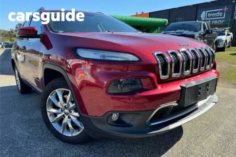 Red 2014 Jeep Cherokee Wagon Limited (4X4)