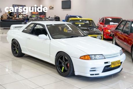White 1994 Nissan Skyline Coupe GTR