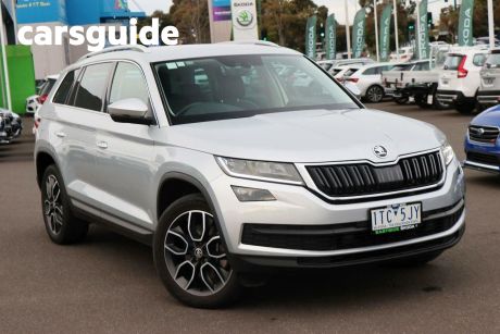 Silver 2021 Skoda Kodiaq Wagon 132 TSI (4X4)