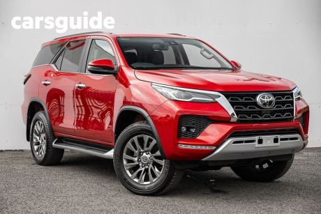 Red 2021 Toyota Fortuner Wagon Crusade