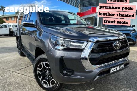 Grey 2023 Toyota Hilux Double Cab Chassis SR5 (4X4)