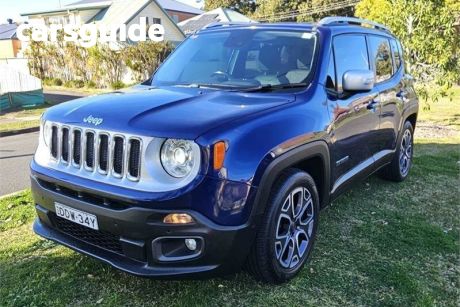 Blue 2016 Jeep Renegade Wagon Limited
