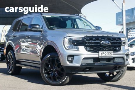 Silver 2022 Ford Everest SUV Sport