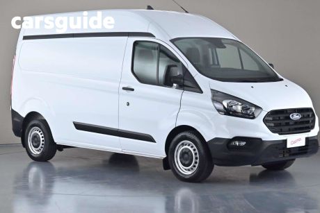 White 2023 Ford Transit Custom Van 340L (lwb)