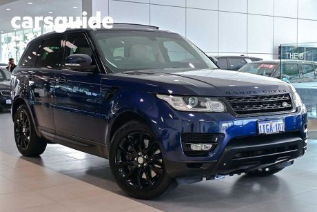 Blue 2014 Land Rover Range Rover Sport Wagon HSE