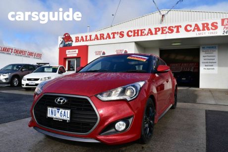 Red 2018 Hyundai Veloster Coupe SR Turbo