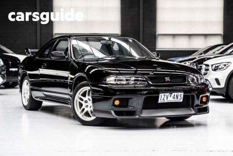 Black 1996 Nissan Skyline Coupe GT-R