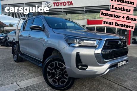Silver 2023 Toyota Hilux Double Cab Chassis SR5 (4X4)