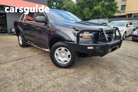 Grey 2018 Ford Ranger Double Cab Chassis XL 2.2 (4X4)
