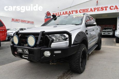 Silver 2016 Ford Ranger Dual Cab Pick-up Wildtrak 3.2 (4X4)