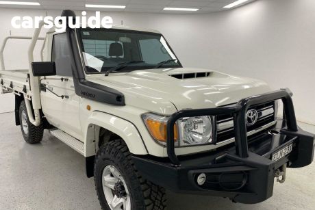 White 2020 Toyota Landcruiser 70 Series Cab Chassis GXL