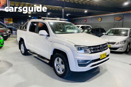 White 2017 Volkswagen Amarok Dual Cab Utility V6 TDI 550 Highline