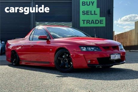 Red 2004 HSV Maloo Utility