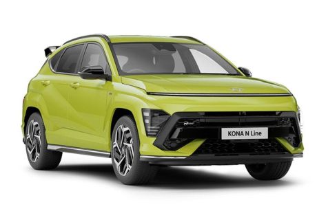Yellow 2024 Hyundai Kona Wagon Hybrid Premium N Line Sunroof