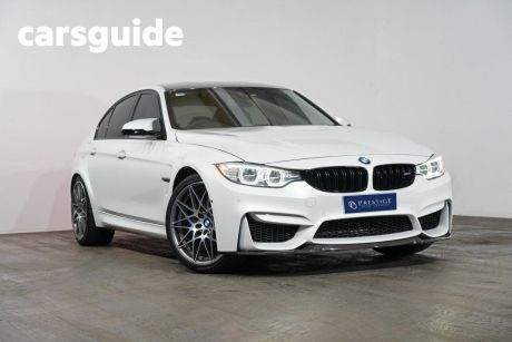 White 2017 BMW M3 Sedan