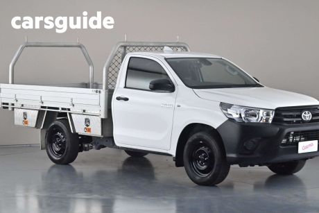 White 2023 Toyota Hilux Cab Chassis Workmate (4X2)