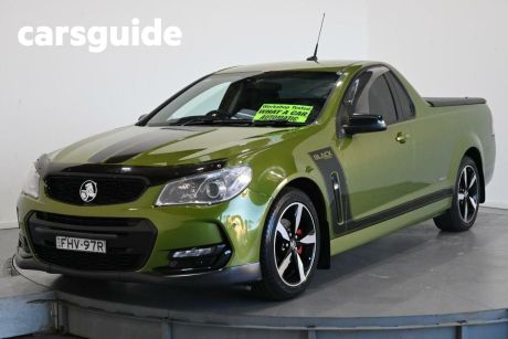 Green 2016 Holden UTE Utility SV6 Black Edition