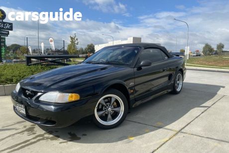 Black 1997 Ford Mustang Convertible GT