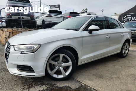 White 2016 Audi A3 Sedan 1.4 Tfsi Attraction COD