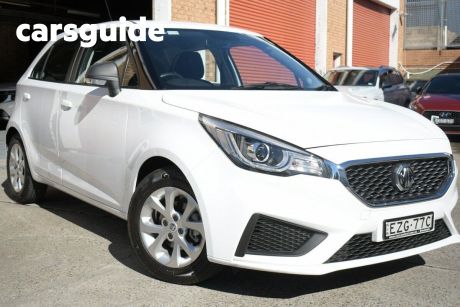 White 2022 MG MG3 Auto Hatchback Core (with Navigation)