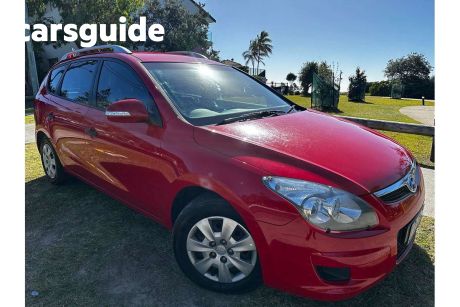 Red 2010 Hyundai I30 Wagon CW SX 2.0