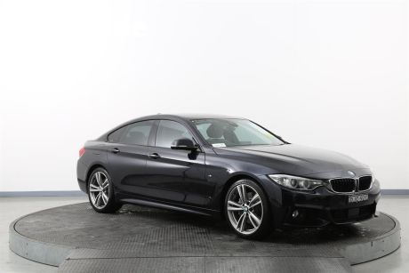 Blue 2015 BMW 4 Coupe 35I Gran Coupe M Sport