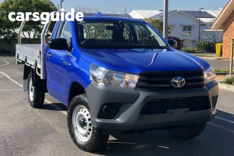 Blue 2021 Toyota Hilux Cab Chassis Workmate HI-Rider (4X2)