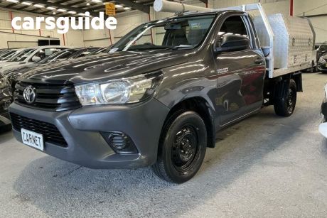 Grey 2015 Toyota Hilux Cab Chassis Workmate