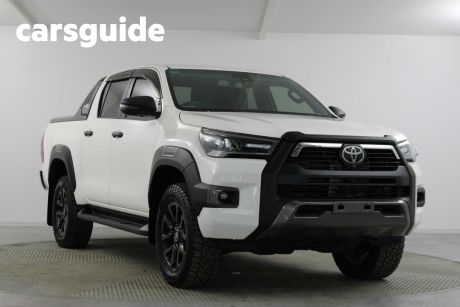 White 2022 Toyota Hilux Double Cab Pick Up Rogue (4X4)