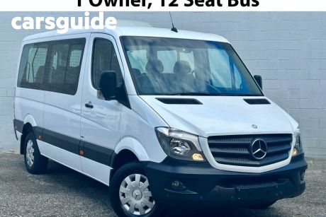 White 2017 Mercedes-Benz Sprinter Commercial 316CDI Low Roof MWB 7G-Tronic Transfer